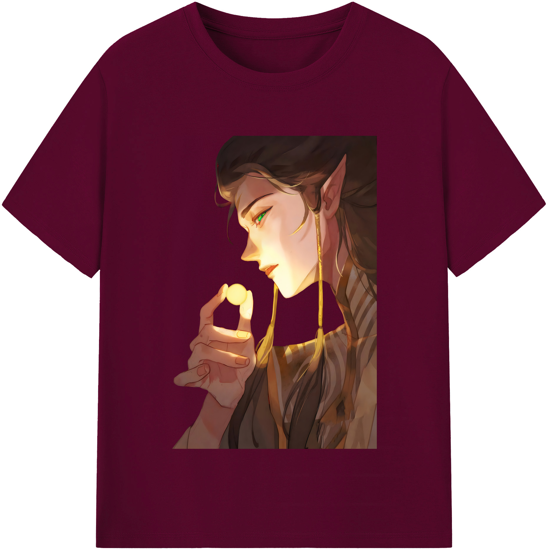 （画像用） Ne Zha 2 ナタ 魔童の大暴れ レディースカジュアルプリントTシャツ（綿100％）